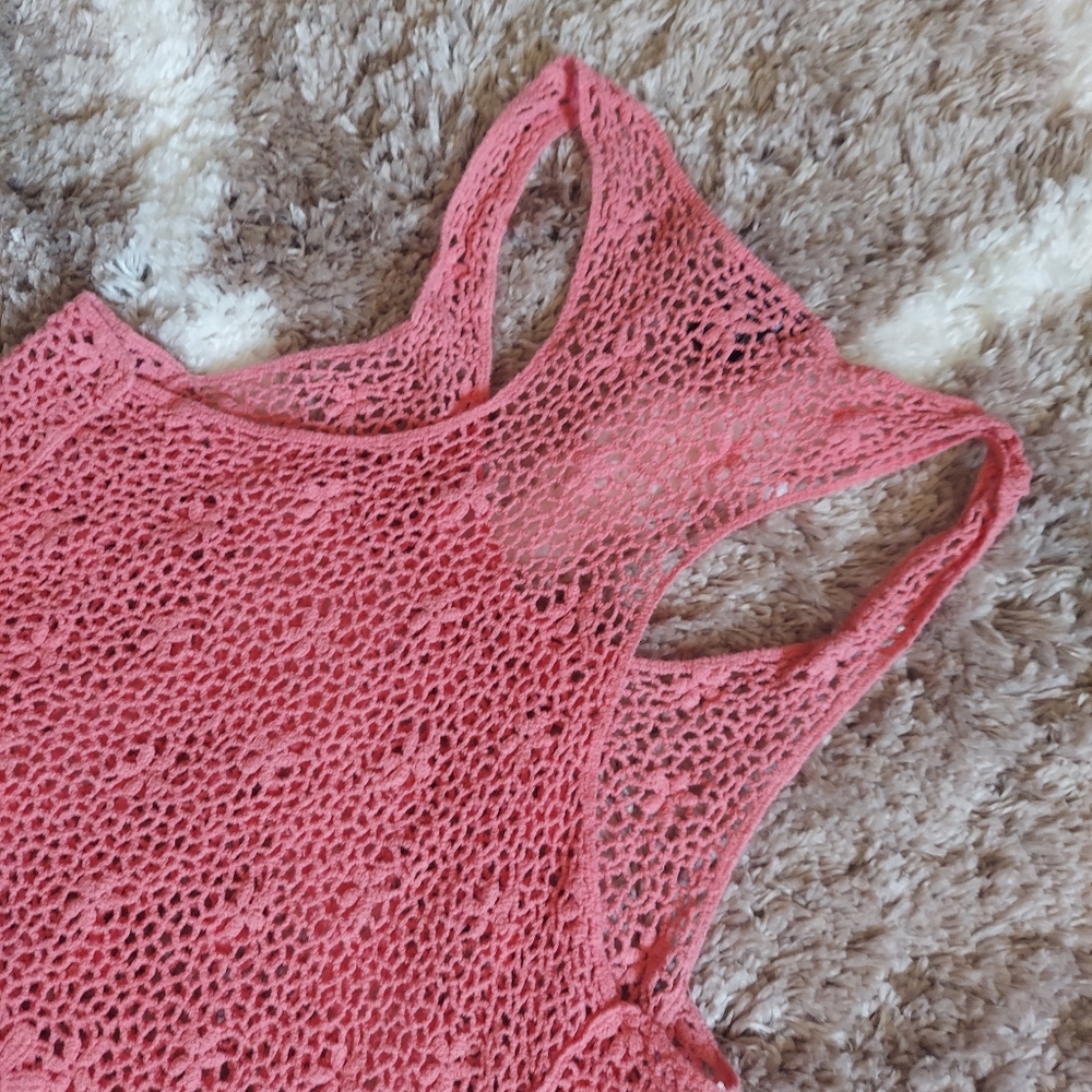 Vintage Crocheted Razorback Tank - Picture 5 of 6